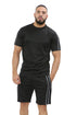 Men Polyester Fleece Short Set